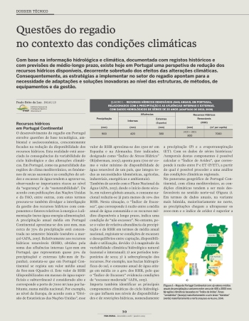 Questões do regadio no contexto das condições climáticas Imagem 1