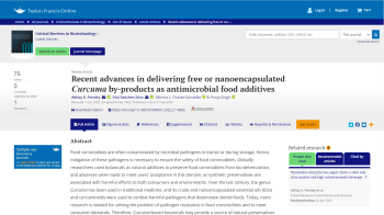 Recent advances in delivering free or nanoencapsulated ... Imagem 1