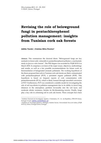 Revising the role of belowground fungi in pentachlorophenol ... Imagem 1