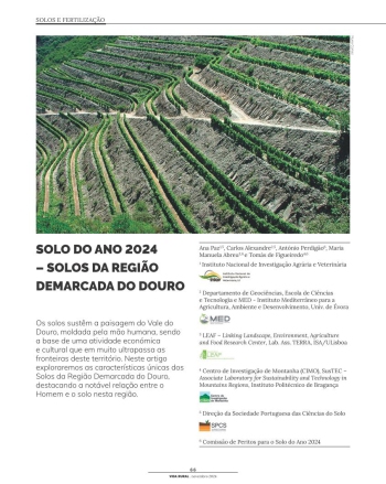 SOLO DO ANO 2024 – SOLOS DA REGIÃO DEMARCADA DO DOURO Imagem 1