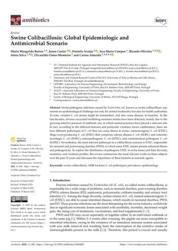Swine Colibacillosis: Global Epidemiologic and ... Imagem 1