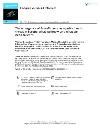 The emergence of Brucella canis as a public health threat ... Imagem 1