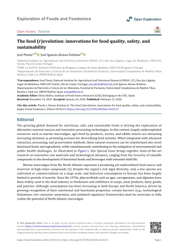 The food (r)evolution: innovations for food quality, ... Imagem 1
