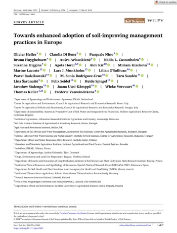 Towards enhanced adoption of soil-improving management ... Imagem 1