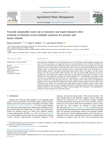 Towards sustainable water use in intensive and ... Imagem 1