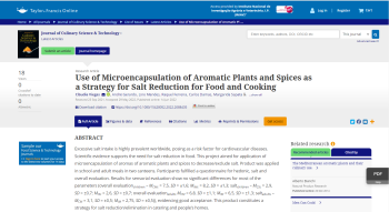 Use of Microencapsulation of Aromatic Plants and Spices as ... Imagem 1