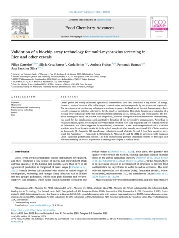 Validation of a Biochip Array Technology for ... Imagem 1