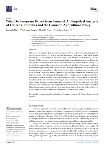What Do Europeans Expect from Farmers? An Empirical ... Imagem 1