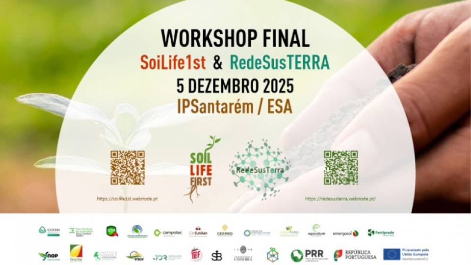 Workshop Final dos PRR SoiLife1st e RedeSusTERRA