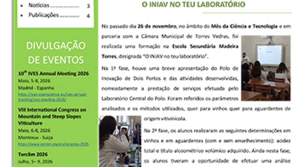 Folha Informativa de Dois Portos do mês de dezembro 2025