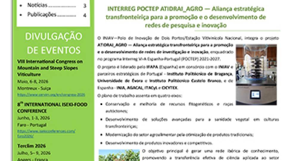 Folha Informativa de Dois Portos do mês de janeiro 2026